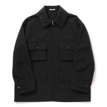 AURALEE / オーラリー | WOOL MAX CANVAS BLOUSON (メンズ) - Black