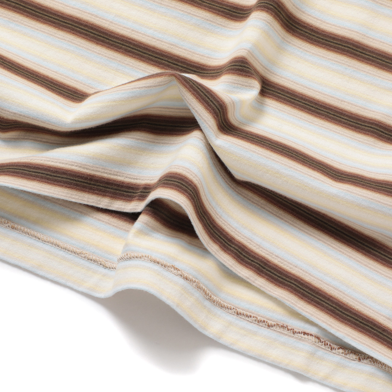 AURALEE / オーラリー | GRADIENT STRIPE JERSEY L/S TEE (メンズ