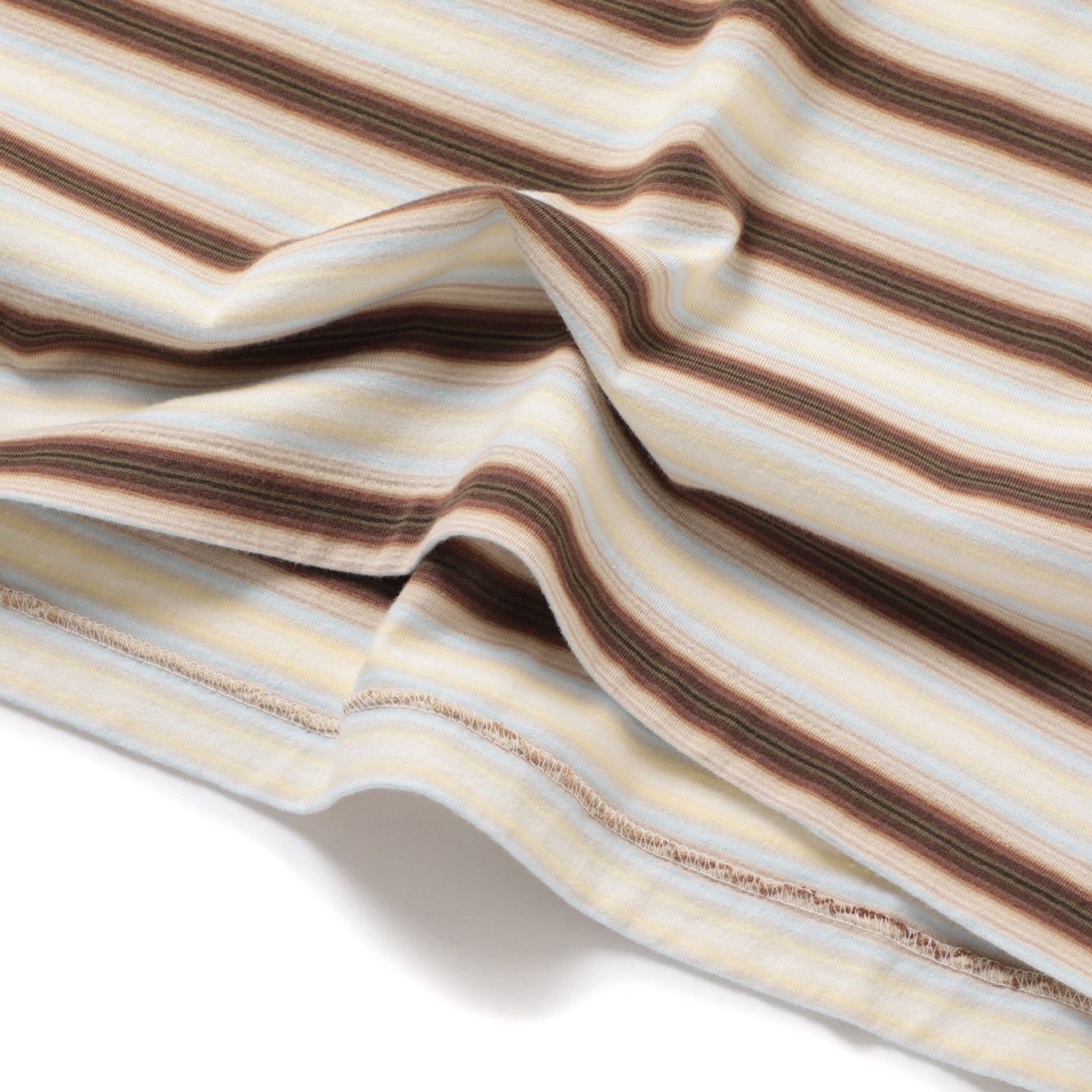 AURALEE / オーラリー | GRADIENT STRIPE JERSEY TEE (メンズ) - Fade