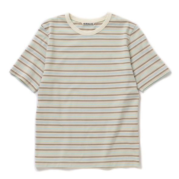 AURALEE / オーラリー | GRADIENT STRIPE JERSEY TEE (レディース