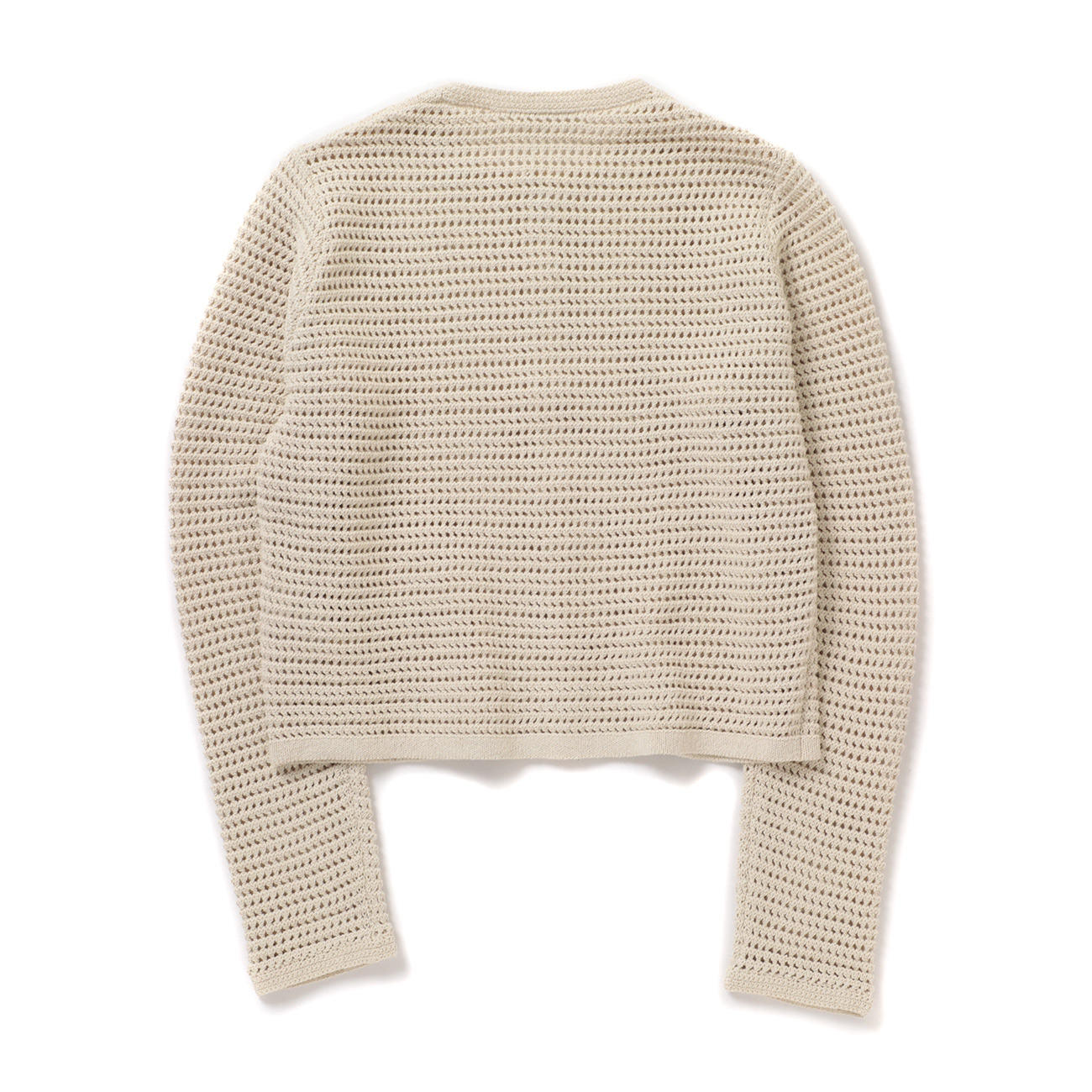 オーラリー　スリットニット ◇AURALEE（オーラリー）SHETLAND WOOL CASHMERE RIB KNIT BOAT－NECK