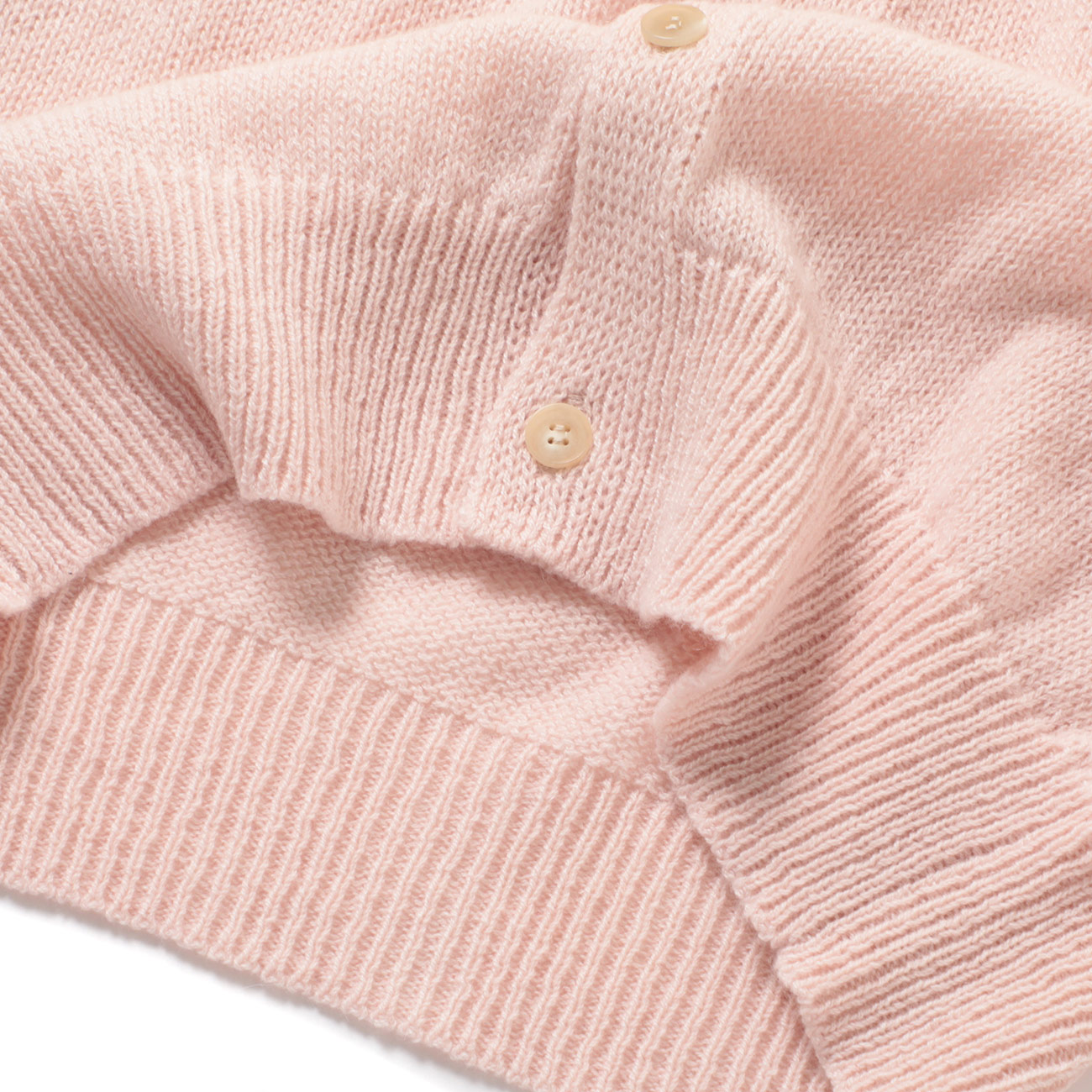 AURALEE / オーラリー | SUMMER CASHMERE KNIT HALF SLEEVED CARDIGAN