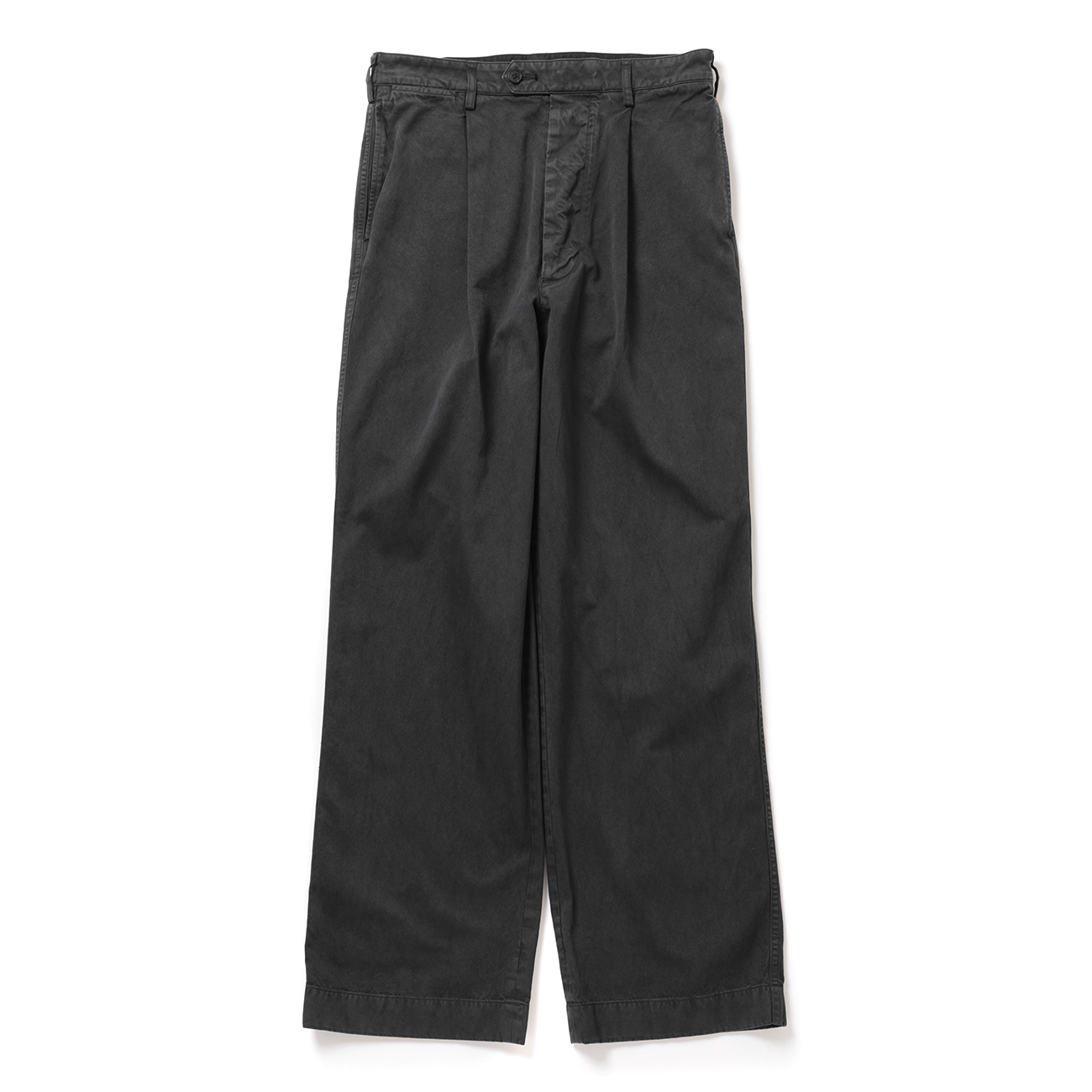 AURALEE / オーラリー | GARMENT-DYED FINX LIGHT CHINO ONE-TUCK WIDE