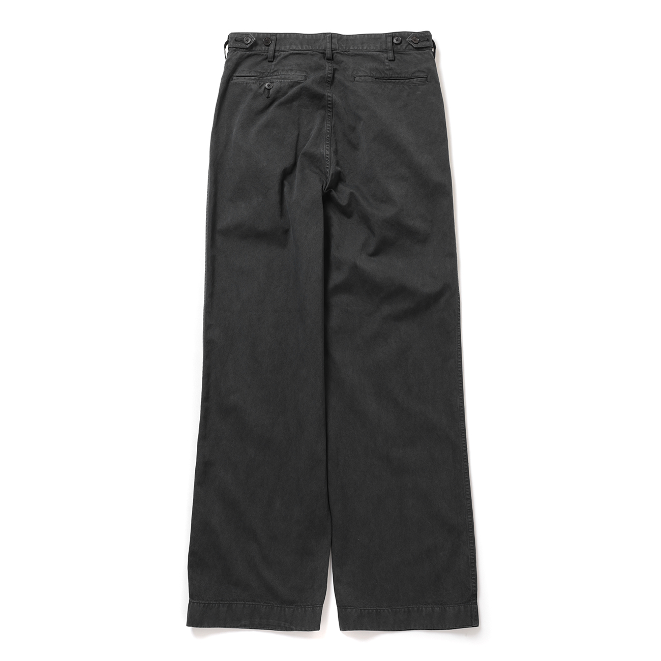 AURALEE / オーラリー | GARMENT-DYED FINX LIGHT CHINO ONE-TUCK WIDE