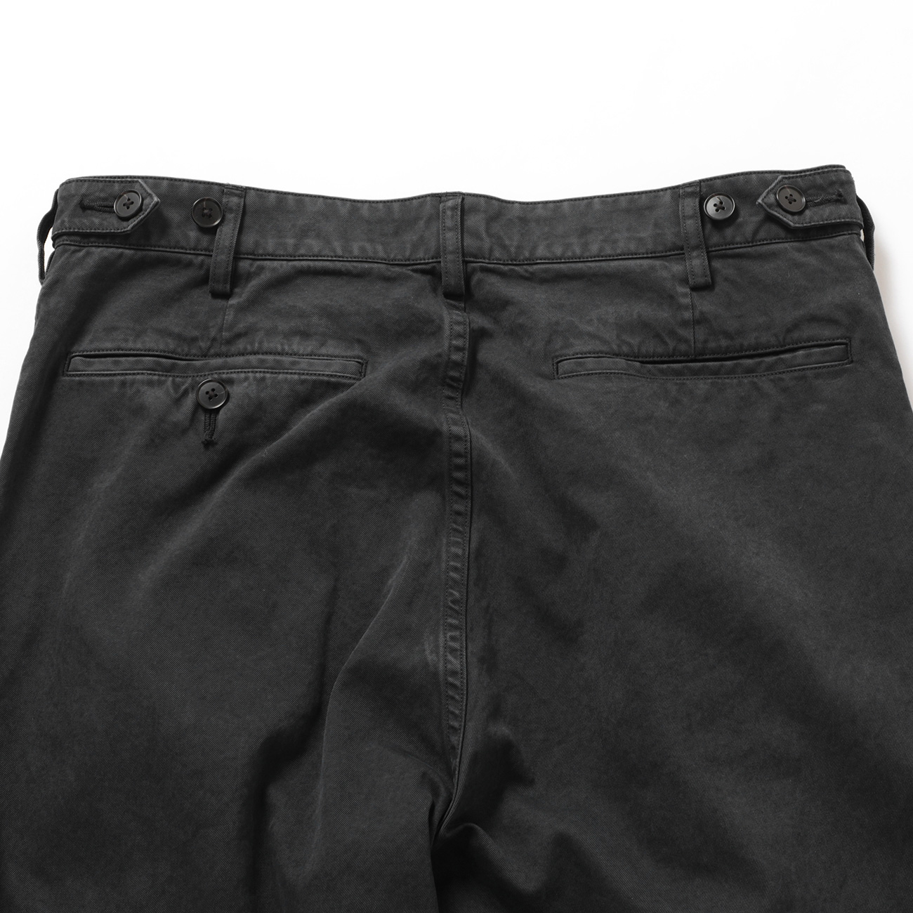 AURALEE / オーラリー | GARMENT-DYED FINX LIGHT CHINO ONE-TUCK WIDE
