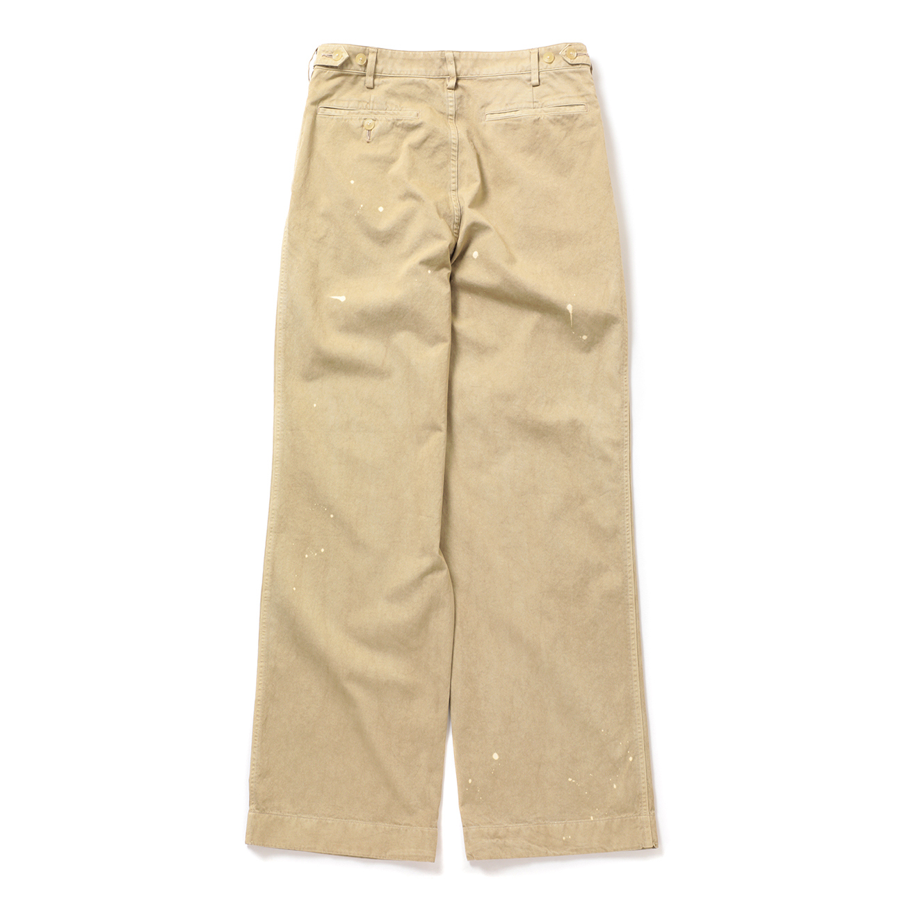 AURALEE / オーラリー | GARMENT-DYED FINX LIGHT CHINO ONE-TUCK WIDE