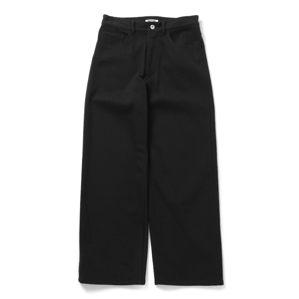 AURALEE / オーラリー | SILK NEP DENIM 5P WIDE PANTS (メンズ