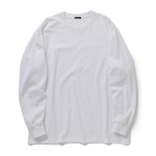 COMOLI / コモリ | コットンジャージ 長袖Tシャツ - White | 通販