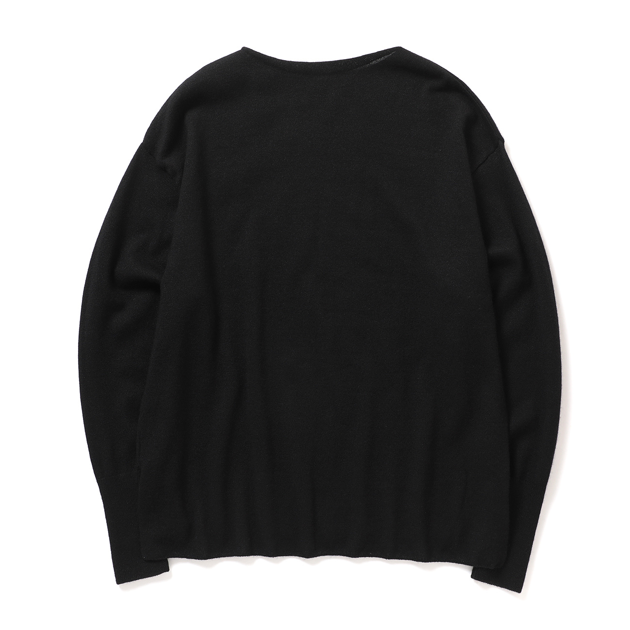 COMOLI / コモリ | カシミヤ和紙 コモリニット - Black | 通販 - 正規
