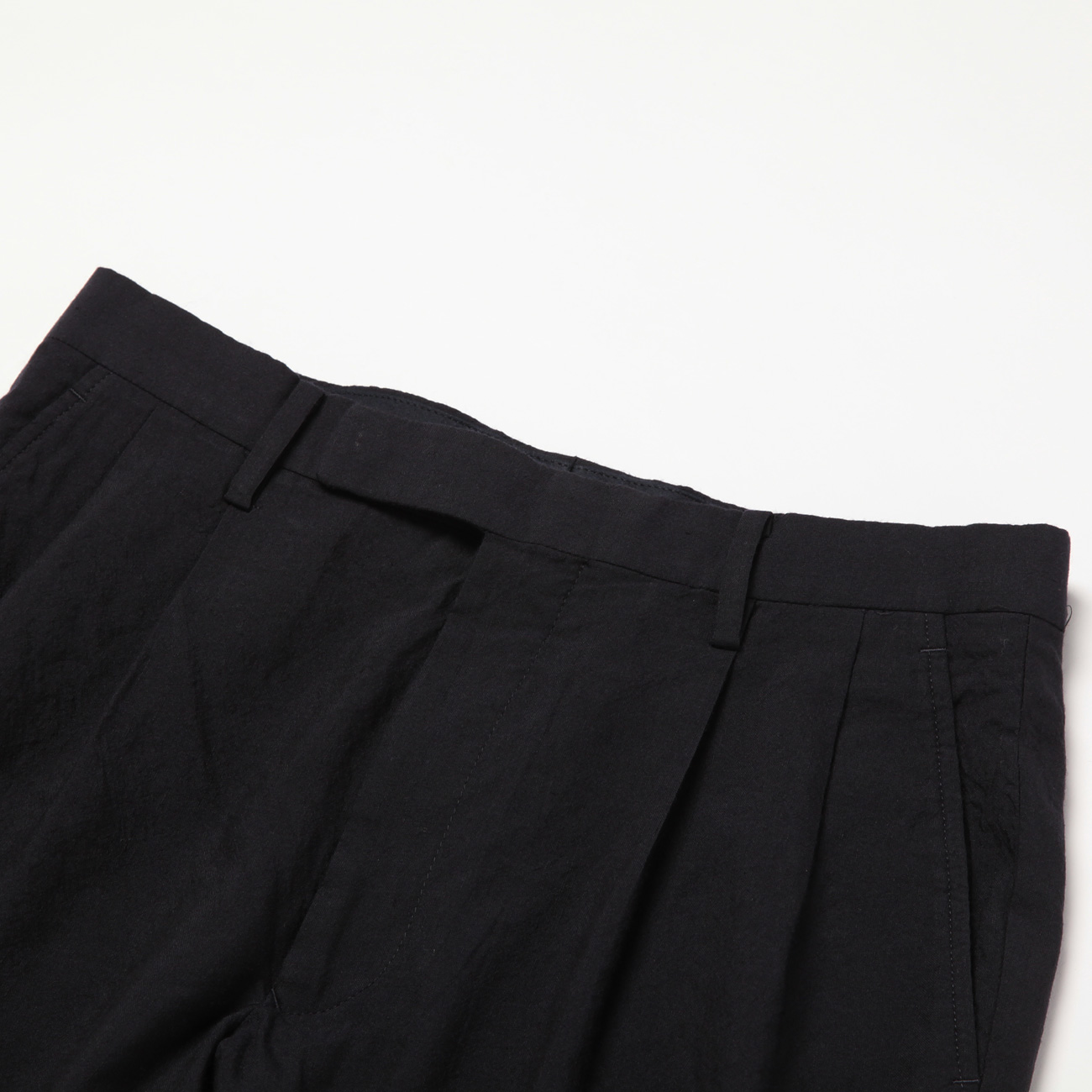 美品！comoli リネンウール2タックパンツ コモリ AURALEE COMOLI (コモリ) ウール 2タックパンツ