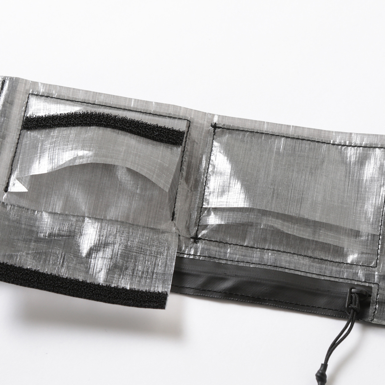 and wander / アンドワンダー | UL wallet with Dyneema - Charcoal