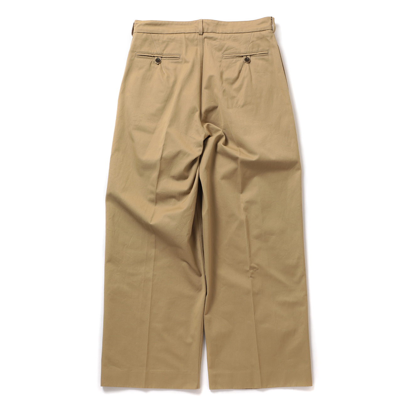 ＊再値下げ＊【新品 未使用】ルメランジュ ベージュチノパン blurhmsROOTSTOCK / ブラームスルーツストック | 52 Wide Chino Pants
