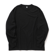 blurhms / ブラームス | Co/Silk Nep Tee L/S - Black