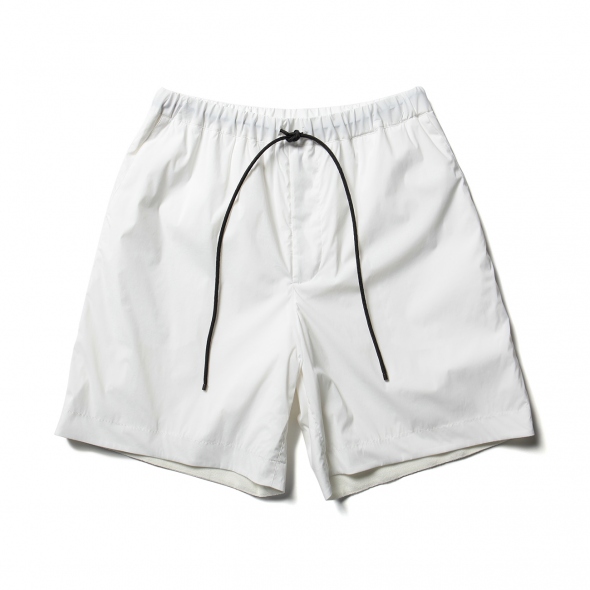 TERRY LINED LIGHT NYLON EASY SHORTS (メンズ) - White