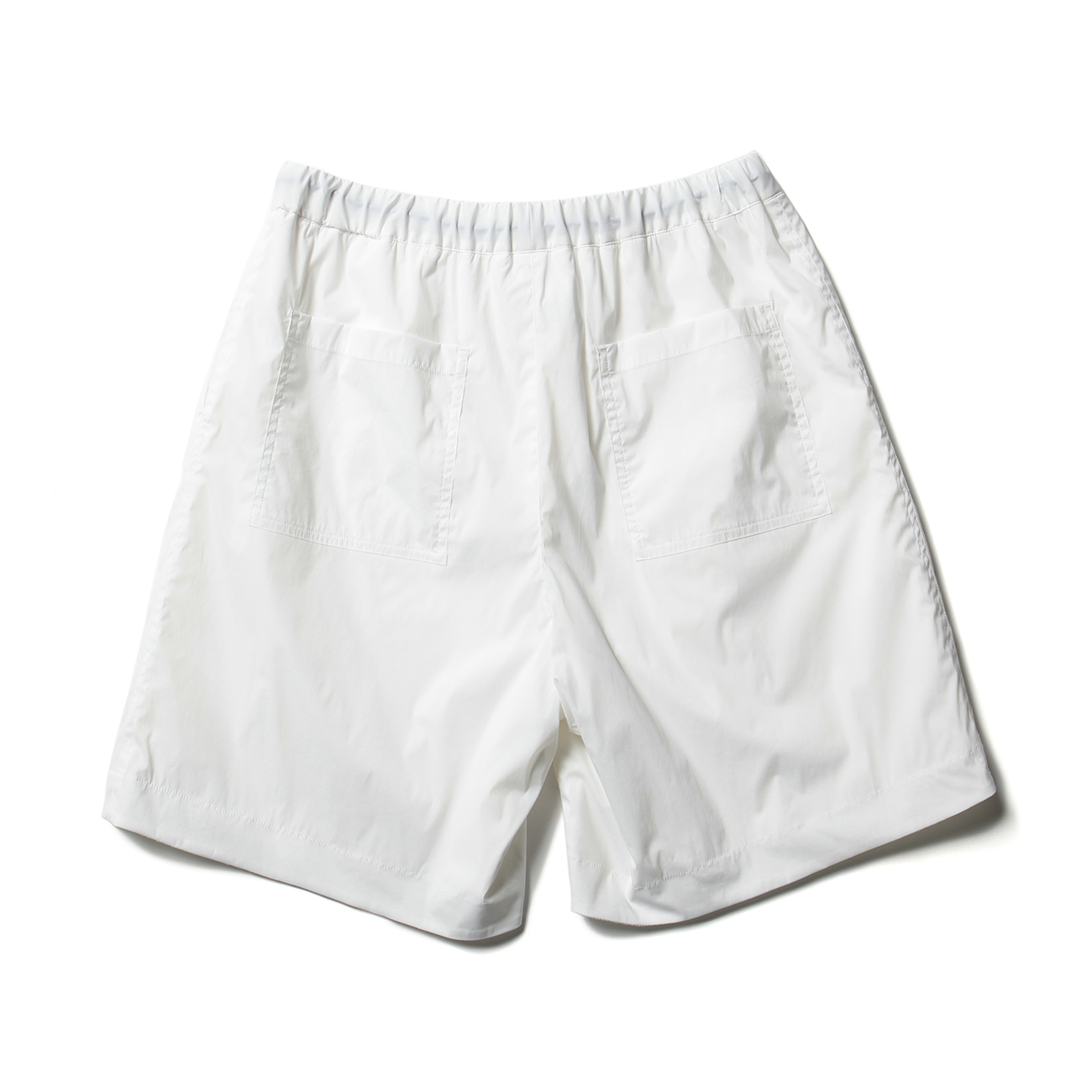 TERRY LINED LIGHT NYLON EASY SHORTS (メンズ) - White