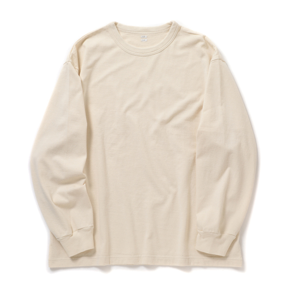 blurhms / ブラームス | Co/Silk Nep Tee L/S - Ivory | 通販 - 正規
