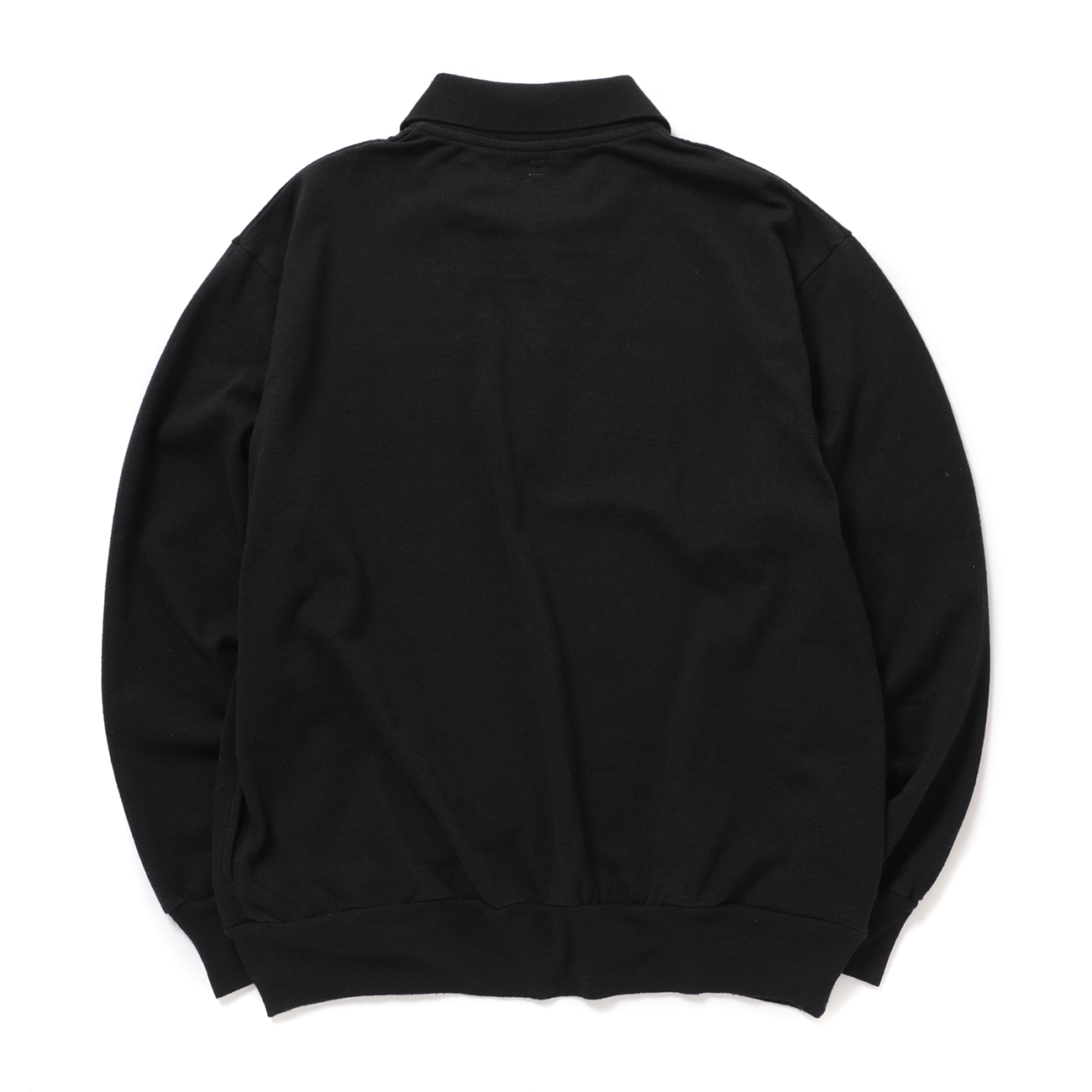 blurhms / ブラームス | Co/Silk Nep Harf-Zip P/O - Black | 通販 
