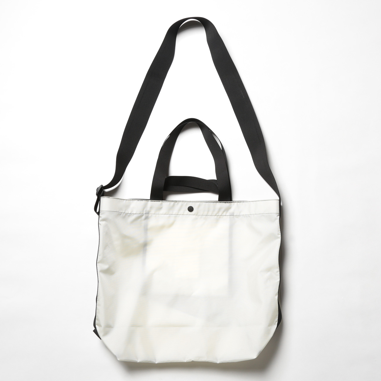 and wander / アンドワンダー | CORDURA big logo tote bag