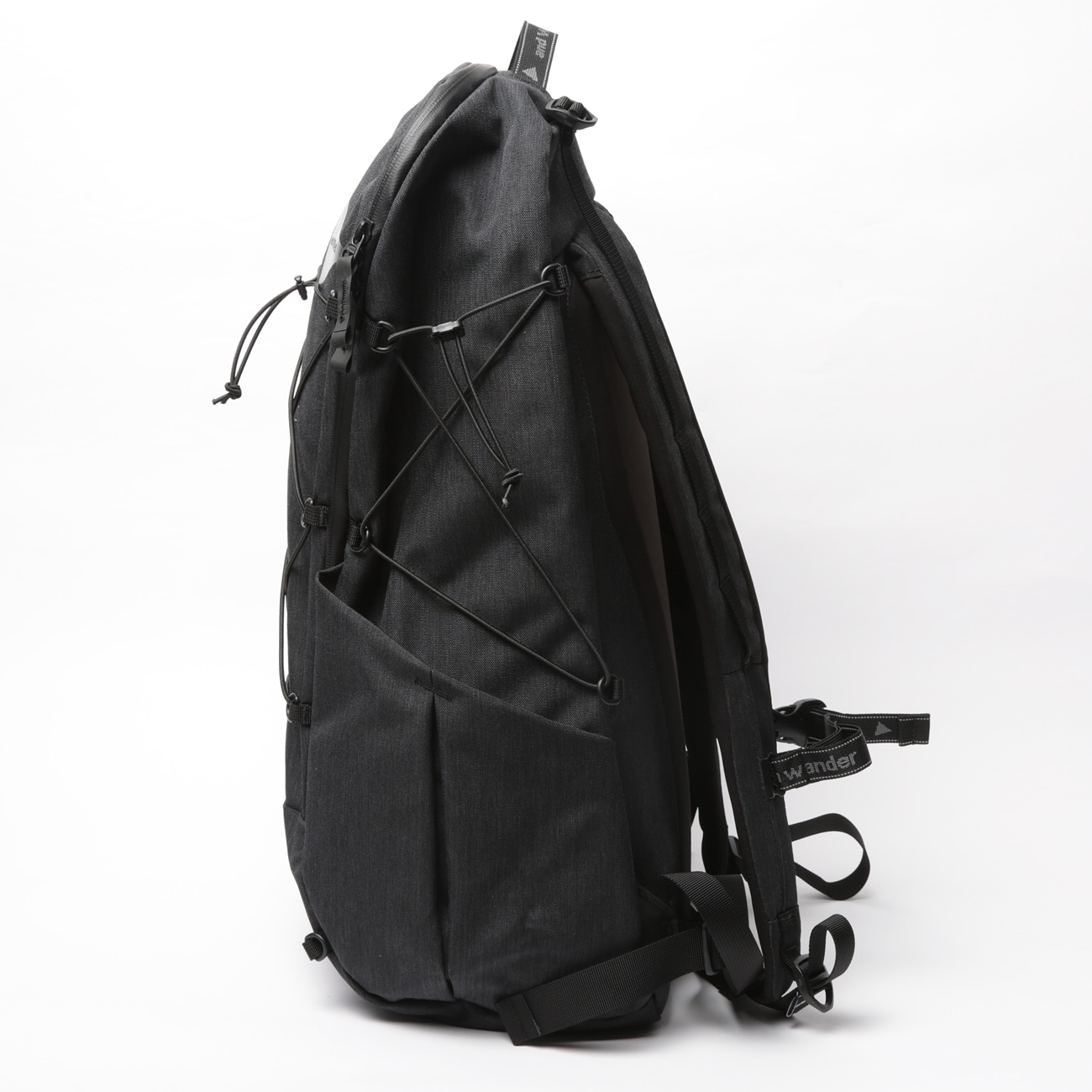 and wander / アンドワンダー | heather backpack - Charcoal | 通販