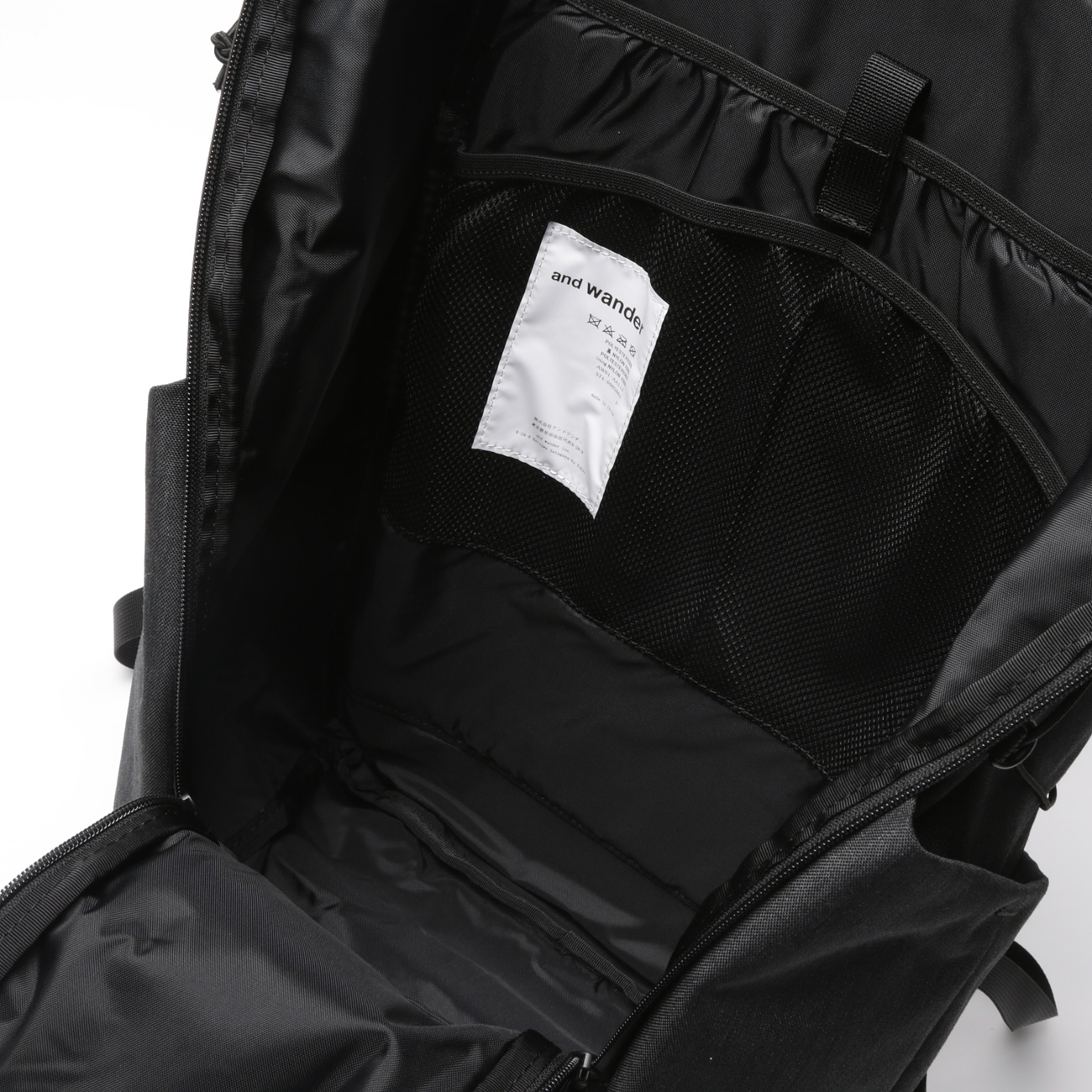 and wander / アンドワンダー | heather backpack - Charcoal | 通販