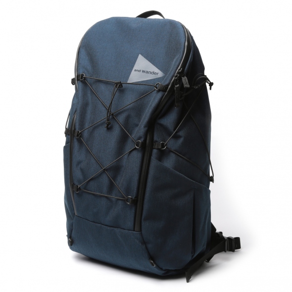 and wander / アンドワンダー | heather backpack - Navy | 通販 
