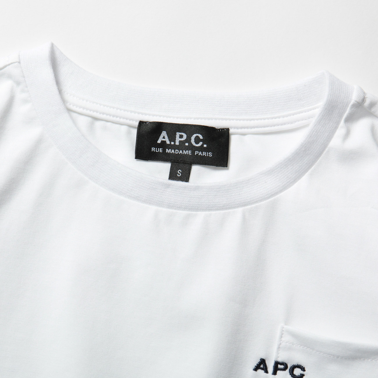 A.P.C. / アーペーセー | 刺繍入りポケット付Tシャツ - Enfant