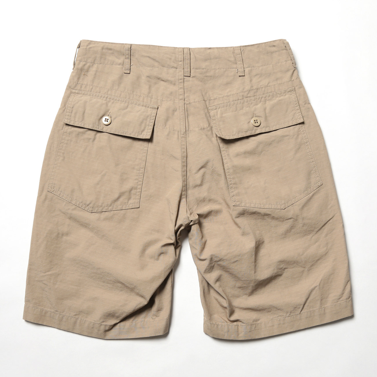 エンジニアードガーメンツ　ファティーグショーツ カーキ ENGINEERED GARMENTS,Nylon Micro Ripstop Fatigue Short