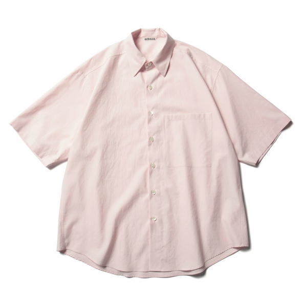 AURALEE / オーラリー | WASHED FINX TWILL BIG HALF SLEEVED SHIRTS