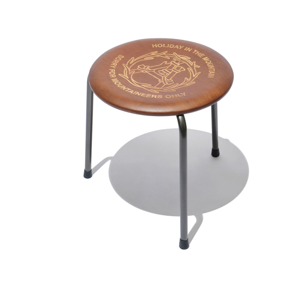 RESEARCH | HOLIDAYS in The MOUNTAIN 158 - Round Stool Low - Wreath