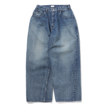 CIOTA / シオタ | Wide Baggy 5 Pocket Pants - Medium Blue