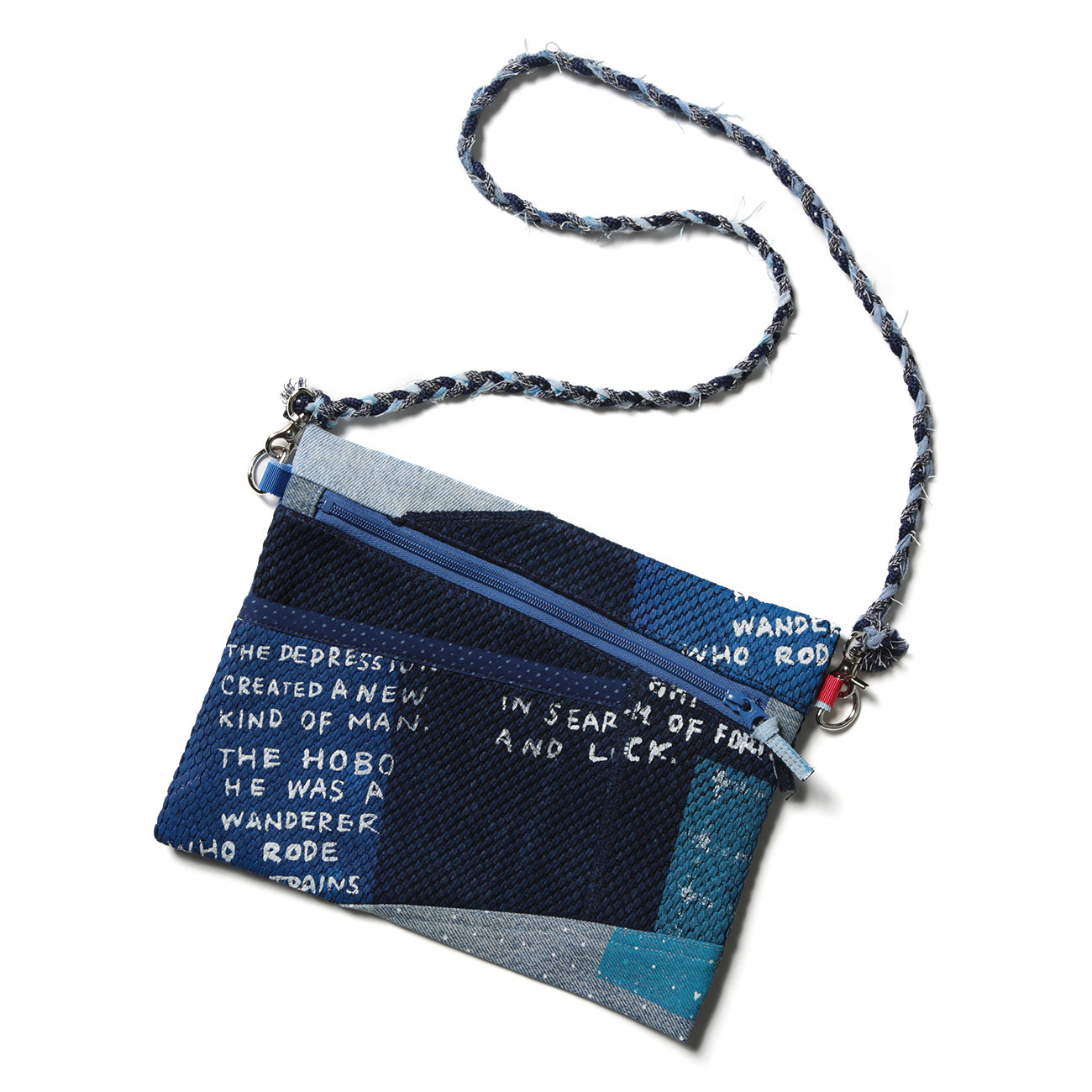 Porter Classic / ポータークラシック | HAGIRE SHOULDER BAG M - Blue