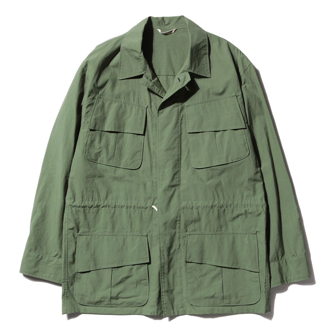 WASHED FINX RIPSTOP FATIGUE JACKET (メンズ) - Olive Green
