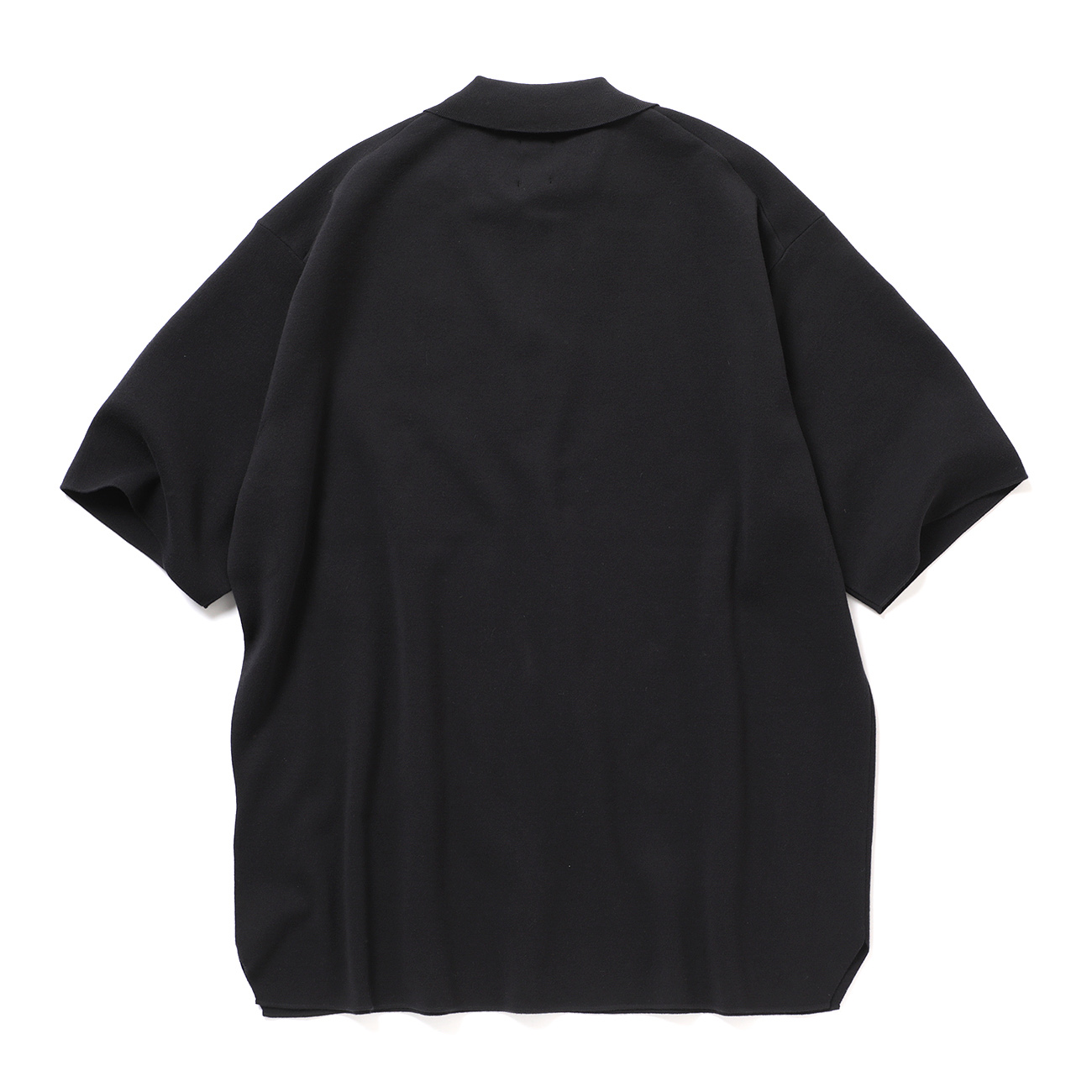 24SS Batoner バトナー 定番SMOOTH Tシャツ ブラック 2 32G SMOOTH RELAX WIDE KNIT TEE / NAVY x BLACK | BATONER (MEN