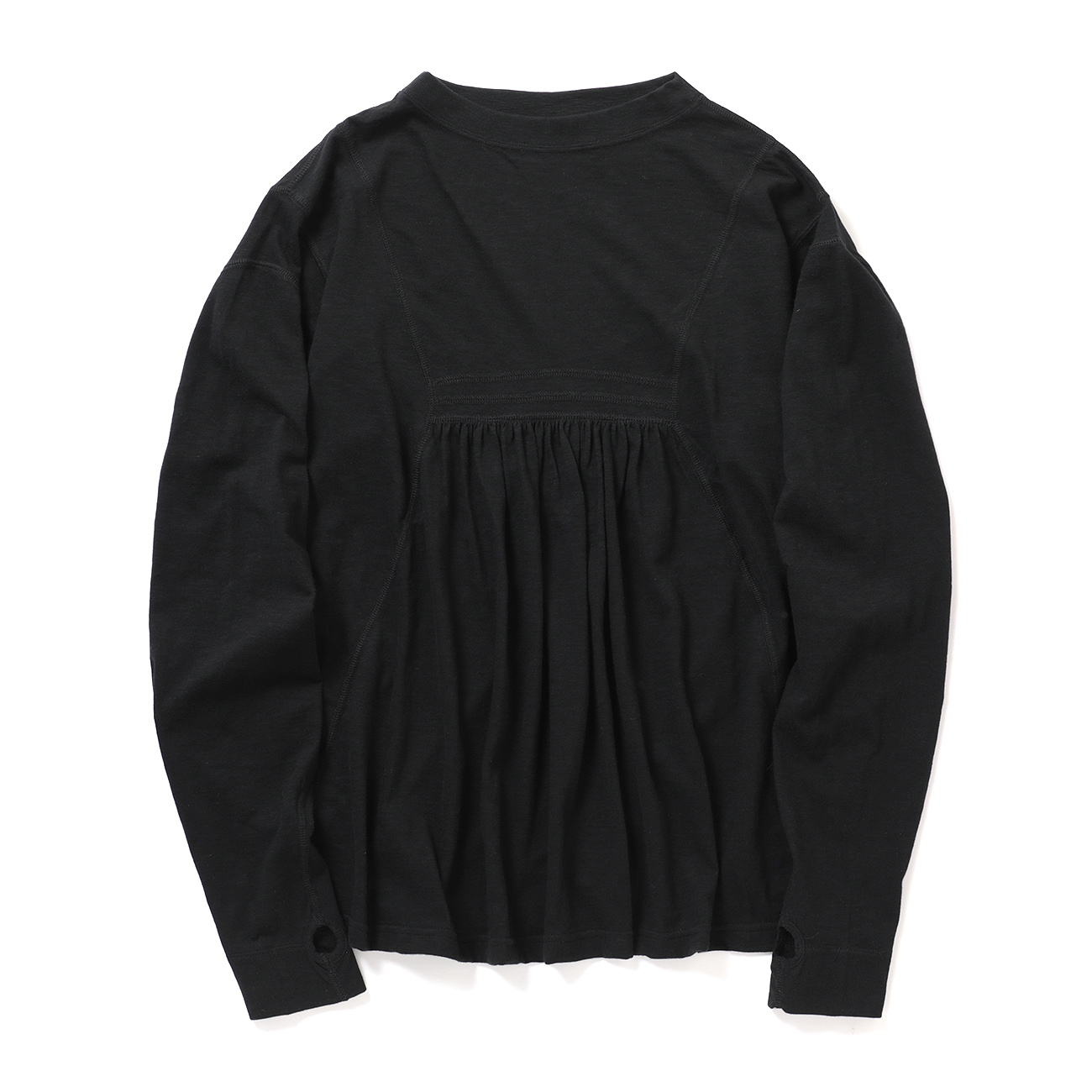 JIAN YE / ジェンイェ | GATHER TOP - Black | 通販 - 正規取扱店