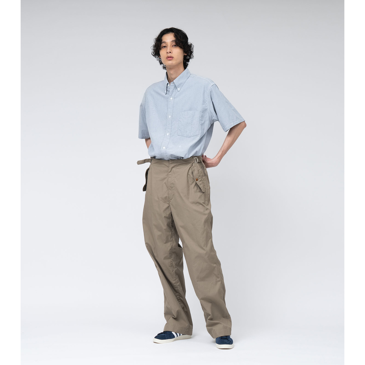nanamica / ナナミカ | Button Down Wind S/S Shirt - White | 通販