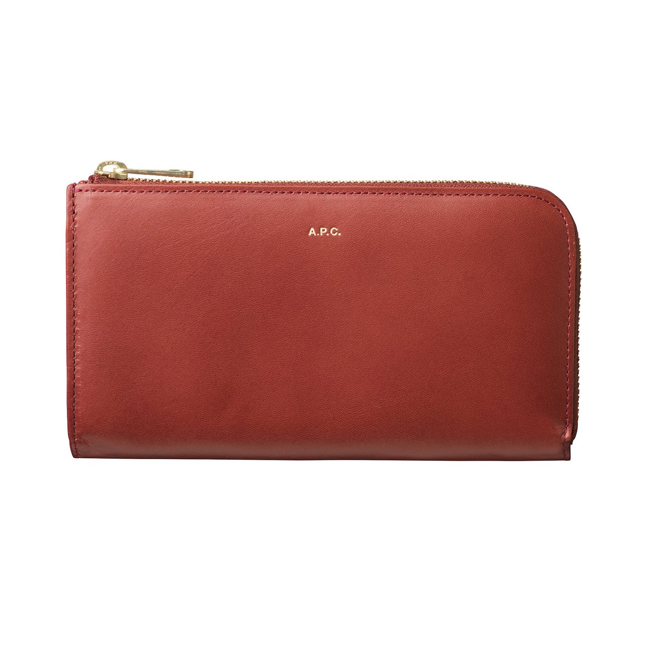 A.P.C. / アーペーセー | ロングジップウォレット - Brique | 通販 