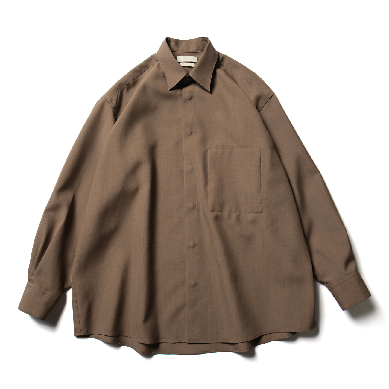 YOKE / ヨーク | COVERED LOOSE FIT SHIRT - Amber Brown | 通販