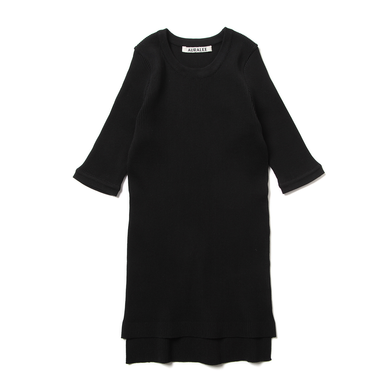 美品 オーラリー GIZA HIGH GAUGE RIB KNIT TEE Demi-Luxe BEAMS（デミルクス ビームス）AURALEE / GIZA HIGH