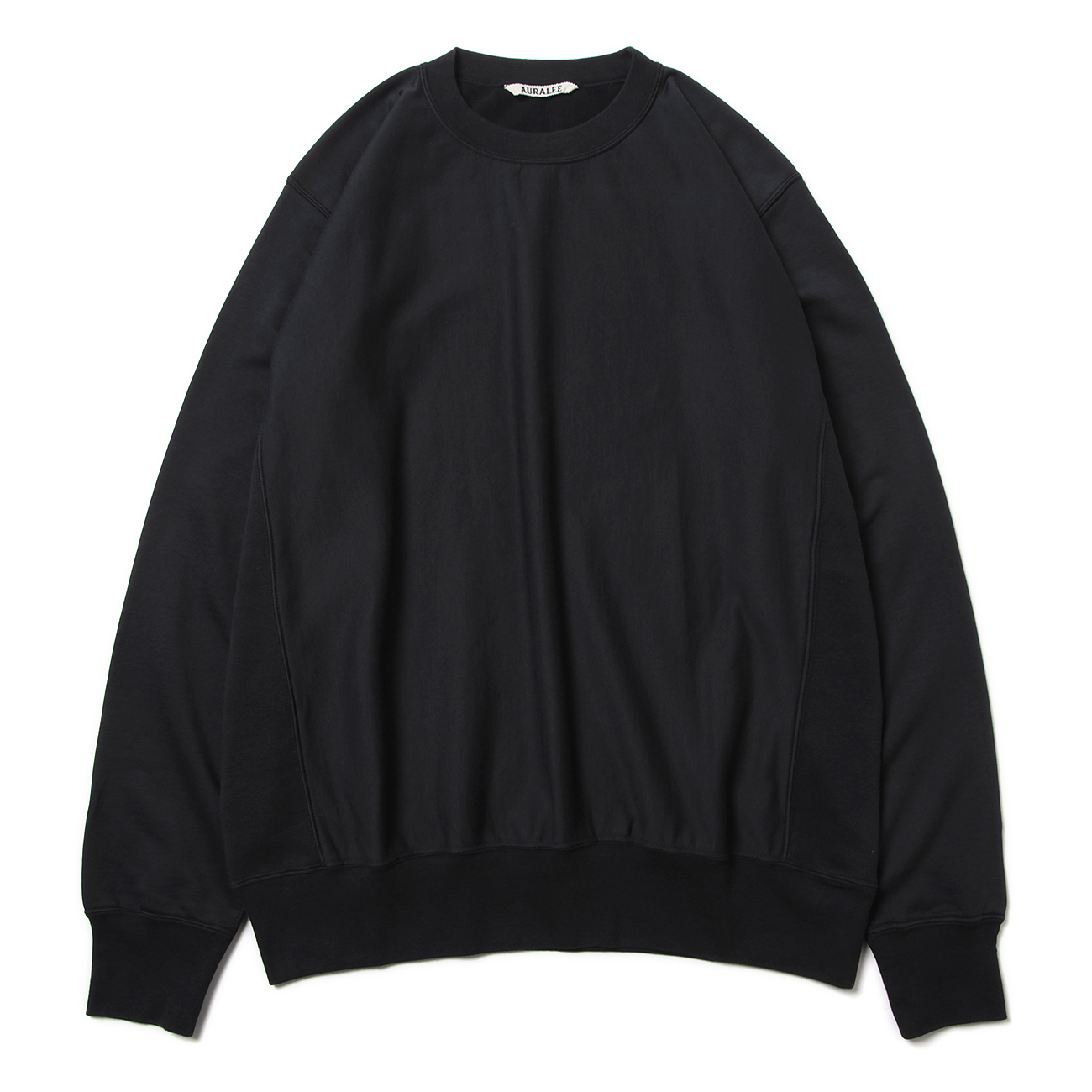 AURALEE / オーラリー | ELASTIC HIGH GAUGE SWEAT P/O (メンズ) - Ink