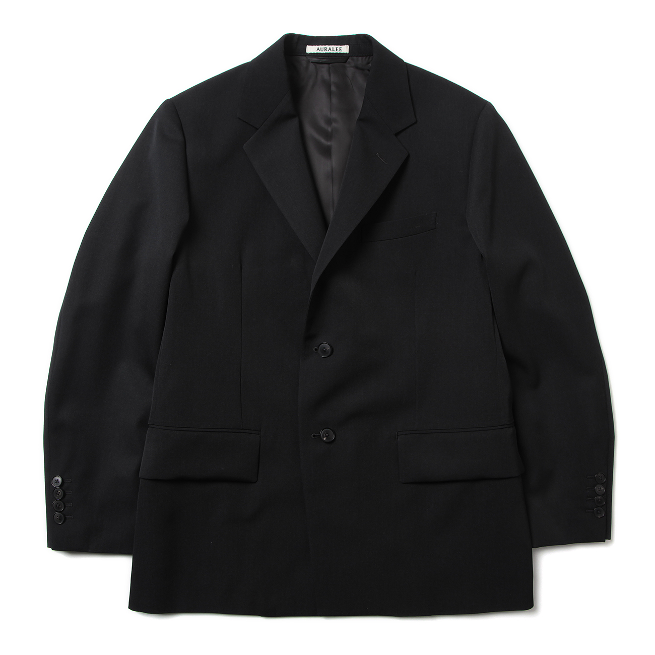 AURALEE / オーラリー | LIGHT WOOL MAX GABARDINE JACKET - Top Black