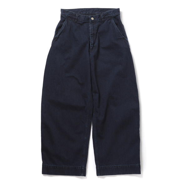 URU / ウル | COTTON DENIM - WIDE PANTS - I.Black | 通販 - 正規取扱