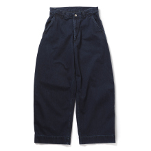 URU / ウル | COTTON DENIM - WIDE PANTS - I.Black