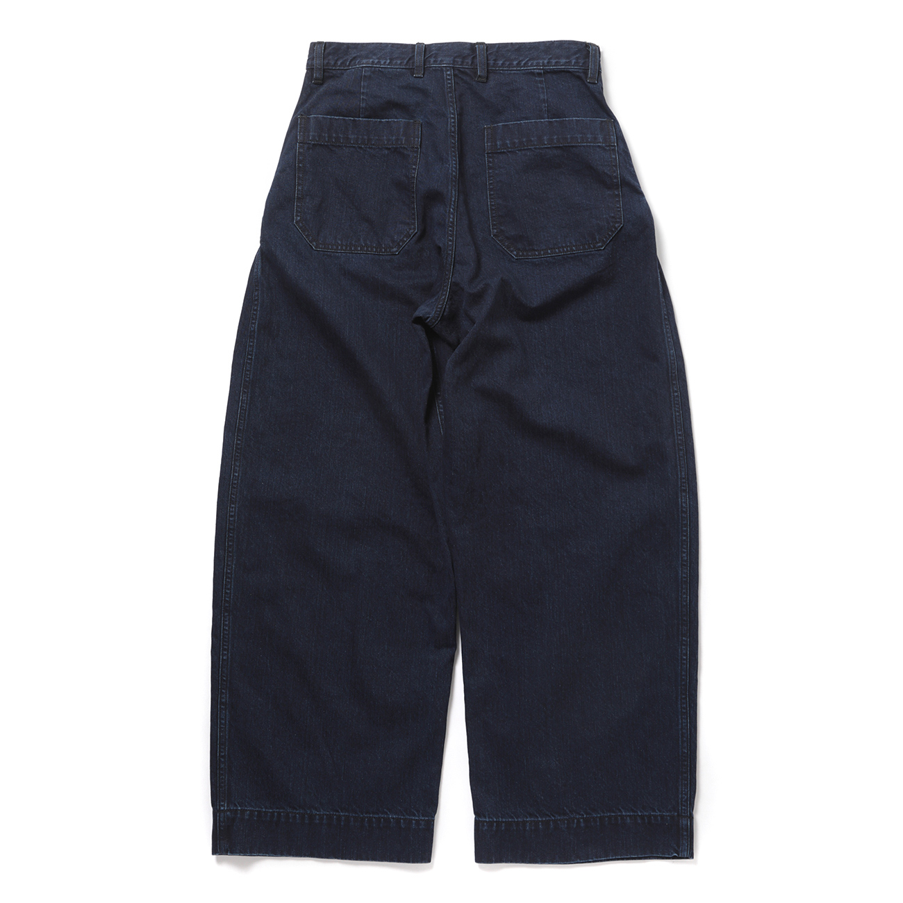 URU COTTON DENIM TUCK WIDE PANTS 日本製 URU / ウル | COTTON DENIM - WIDE PANTS - I.Black | 通販 - 正規取扱