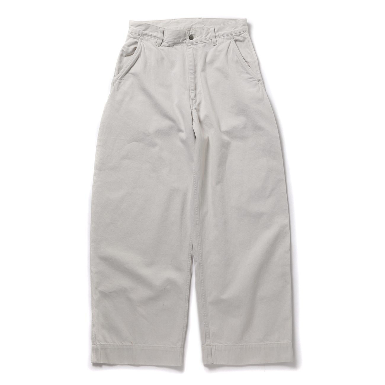 新品未使用【Plage】CALUX  URA URAKE プルオーバー URU / ウル | COTTON DENIM - WIDE PANTS - L.Beige | 通販 - 正規取扱