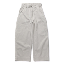 URU / ウル | COTTON DENIM - WIDE PANTS - L.Beige