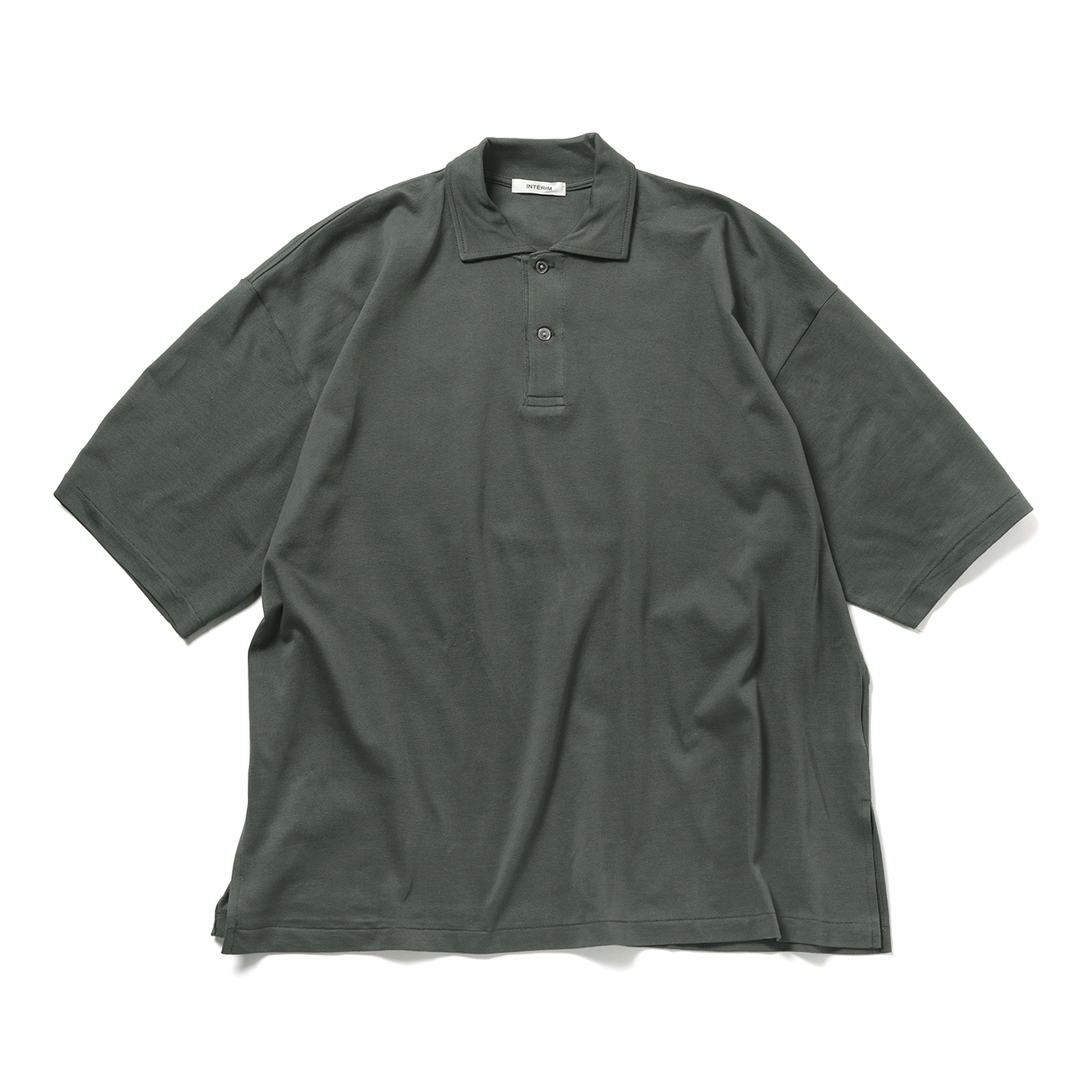 トップス INTERIM HYPER BIG POLO SHIRT size4 INTERIM HYPER BIG EXTRA FINE MERINO WOOL JERSEY POLO SHIRT – fazeone