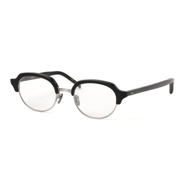 kearny / カーニー | uhuy - Black × Silver / lens Clear | 通販