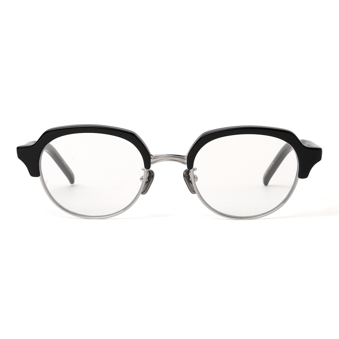 kearny / カーニー | uhuy - Black × Silver / lens Clear | 通販