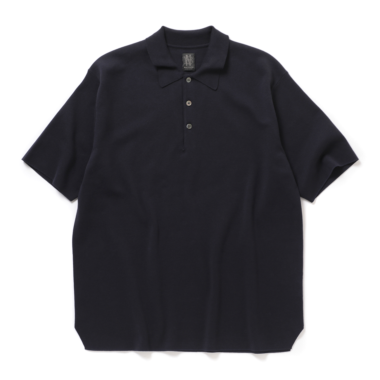 BATONER / バトナー | 32G SMOOTH KNIT POLO SHORT SLEEVE (メンズ