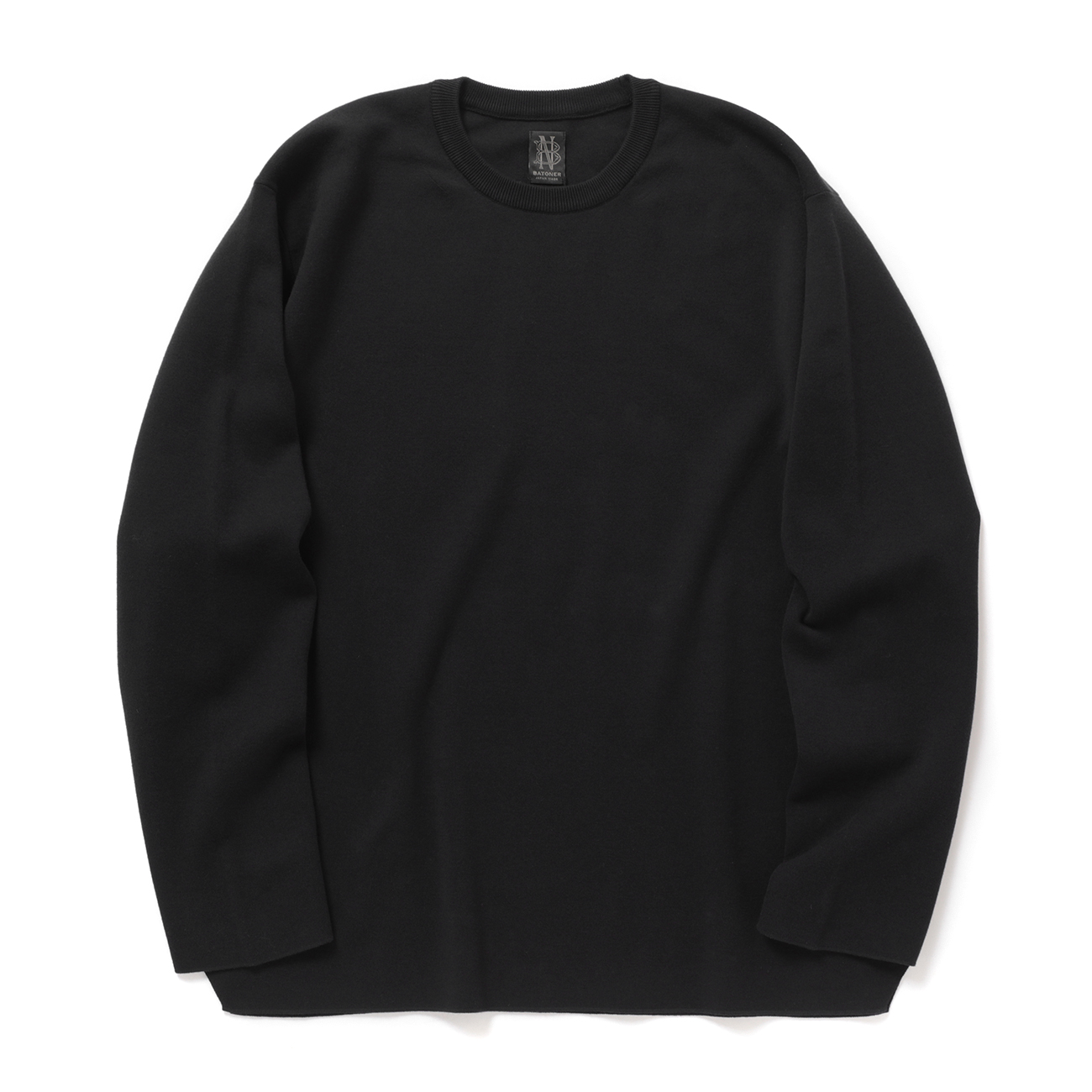 BATONER / バトナー | 32G SMOOTH KNIT LONG SLEEVE T-SHIRT (メンズ